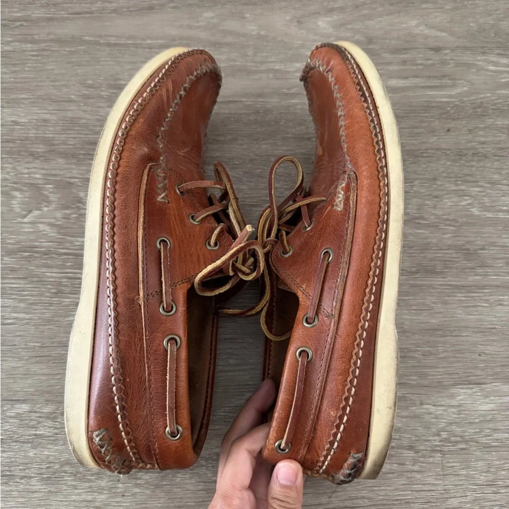 YUKETEN Leather Boat Shoes